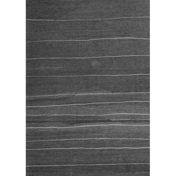 Ahgly Company Indoor Rectangle Abstract Gray Contemporary Area Rugs, 2' x 3'