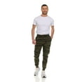 thumbnail image 6 of Yacht & Smith 3 Pack of Mens Jogger Bulk Sweatpants, Green Camo, Comfy Lounge Joggers for Men Color Green Camo, Size 2X-Large, 6 of 7