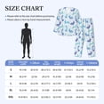 thumbnail image 3 of KLL Rabbit2 Sleepwear Mens Flannel Pajamas,Long Cotton Pj Set, 3 of 7
