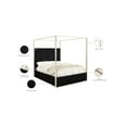 thumbnail image 2 of Porter Black Velvet King Bed-Color:Black Velvet,Style:Contemporary, 2 of 3