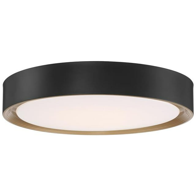 Access Lighting 49972LEDD-MBL-ACR Malaga LED Encastré Plafonnier & 44; Noir Mat