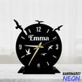 thumbnail image 4 of Handmadetneonsign Bird Flying Tabletop Metal Clock, Bird Desktop Clock, Animal Clock Home Decor 047365, 4 of 4