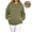 Army Green, variant on HAOTAGS Women's Full Zip Up Hoodie Long Sleeve Hooded Sweatshirts with Pockets Jacket Coat for Women Purple Size 2XL