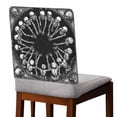 thumbnail image 2 of Halloween Scary Chair Covers Set of 8 Skull Skeleton Silhouette Chair Back Covers Stretch Removable Washable Slipcovers Protector for Dining Room Kitchen Party Decor, 2 of 5
