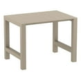 thumbnail image 4 of Vegas 39 inch to 55 inch Extendable Bar Table Taupe Beige, 4 of 7