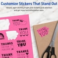 thumbnail image 4 of Avery Printable Sticker Paper, Bright Pink, 8.5" x 11", 20ct, 4 of 10