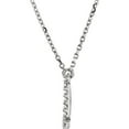 thumbnail image 2 of Precious Stars Unisex 14K White Gold .08 CTW White Natural Diamond Initial L Pendant Necklace, 2 of 3