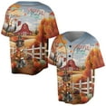 thumbnail image 3 of Thanksgiving German Shorthaired Pointer Pilgrim Grateful, Thankful, Blessed Fall Welcome All Over Print 3D Baseball Shirt GSP Lover Dog Gift Softball Sport - 00021, 3 of 6