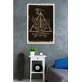 thumbnail image 2 of Harry Potter - Deathly Hallows - The Brothers - Symbol Wall Poster, 22.375" x 34", Framed, 2 of 2