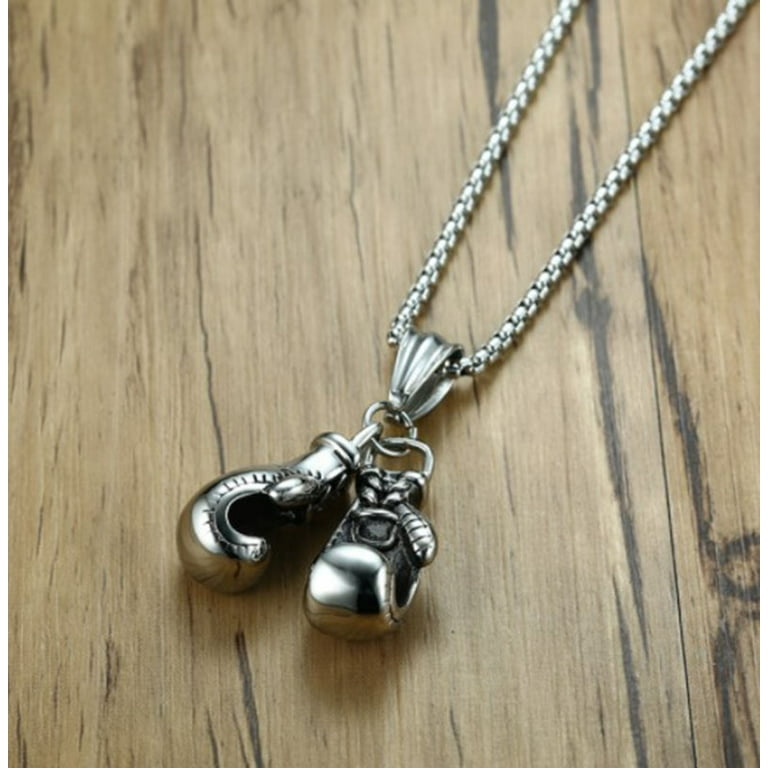 Boxing shop pendant necklace