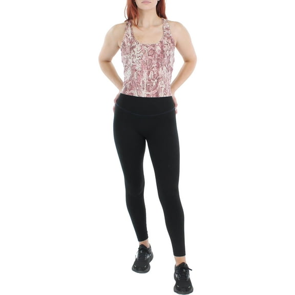 Calvin Klein Performance Womens Printed Racerback Tank Top