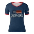 thumbnail image 4 of Womens Tops T-Shirts Short Sleeve Crew Neck Basic Tees, 4 of 5