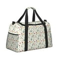 thumbnail image 2 of Bingfone Mini Wildflower Watercolor Print Travel Duffel Tote Bag,Waterproof Shoulder Weekender Bag For Women and Men Swim Sports Travel Gym Bag，Foldable and expandable bag Lightweight, 2 of 7
