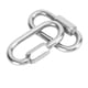 thumbnail image 2 of Quick Link, mosquetón de bloqueo de acero inoxidable de enlace rápido de 2 piezas con mosquetón de bloqueo en forma de tornillo Rendimiento inigualable, 2 of 8