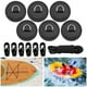 thumbnail image 5 of Anillos en D de material acero inoxidable Parches Kayak Elástico Cuerda elástica Ganchos Paddleboard PVC Inflable Barco Paddle Board Canoa Cubierta Kit de Negro DYNWAVEMX Aparejo de cubierta de kayak, 5 of 8
