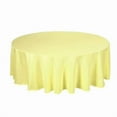 thumbnail image 2 of BalsaCircle 6 Pieces 108" Yellow Round Polyester Tablecloths Fabric Table Cover Linens, 2 of 5