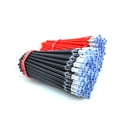 thumbnail image 4 of 100 Pcs Recharges de Stylo Neutre à Aiguille Complète pour École Bureau Recharge de Stylo Gel Rouge, 4 of 8