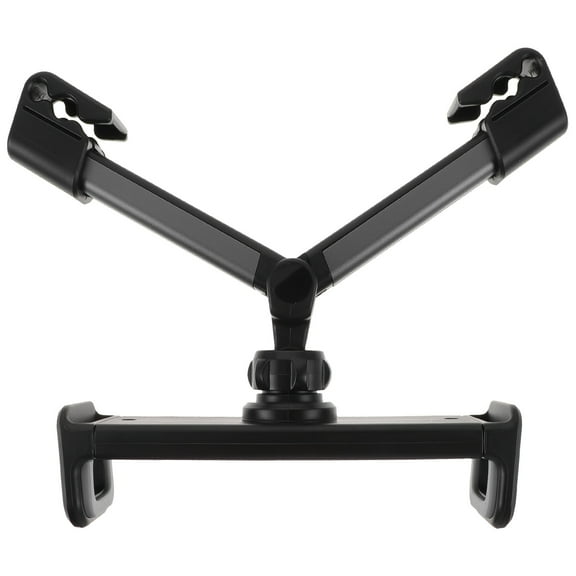 LOLIPPYY Black Car Tablet Holder for Backseat with Adjustable Mount and Lightweight Design, Holds 40 Pounds, Suitable for Children