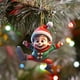 thumbnail image 4 of Colgante de Árbol de Navidad Enano de Acrílico con Estampado Plano de Muñeca China., 4 of 6