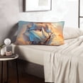 thumbnail image 6 of Daiia Sailing Ship Ocean Sunset Bedding Waterproof Pillow Protector Zippered Queen – Bed Bug Proof Pillow Encasement-20"x30", 6 of 6