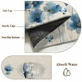 thumbnail image 6 of Navy Blue Floral Entryway Rug 2'x3'&nbsp; Non Slip Front Door Mats, Spring Flowers Rustic Butterfly Entrance Rugs Indoor Outdoor Carpet, Washable Floor Mats Small Area Rug for Bedroom Kitchen, 6 of 8