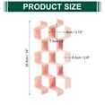 thumbnail image 2 of Uxcell 8 Pcs Separador Ajustable de Plástico Organizador de Cajón para Ropa Interior Cinturón Bufanda Calcetines, Rosa, 2 of 6