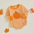 thumbnail image 4 of NIEWTR Baby Onesies Pajamas Infant Fall Boy Bodysuits Long Sleeve Halloween Pjs Jumpsuit Baby Sleepwear Clothes,Size 0-3 Months, 4 of 8