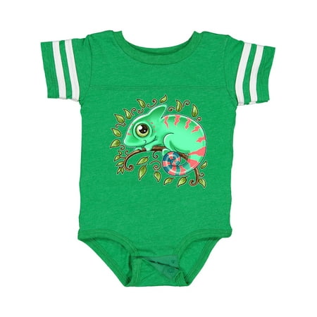 

Inktastic Tiny Cute Chameleon Gift Baby Boy or Baby Girl Bodysuit