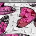 thumbnail image 5 of Butterfly Dining Chair Pad, Vibrant Watercolor Animals Patterns Warm Climate Creatures Spring Season, Water Resistant Pillow with Straps for Seats, 6 Pieces Set, Pink Magenta Black, by Ambesonne, 5 of 5