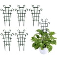 thumbnail image 7 of Plant Support Frame Climbing Plant Cage,Iron Garden Pergola Trellis for Vines and Flowers,Sturdy Rust-Resistant Tomato Stake with Anti-Slip Design AKLJWH, 7 of 7