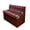 Bull Silhouettes, variant on XYZCANDO RV Couch Cover Stretch Polyester Fabric, Compatible with Camper RV Camper, for Bench RV Booth Seat, Floral Pattern