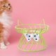 thumbnail image 3 of Elevados de Cerámica para Gatos, Platos de Alimentación Elevados para Perros Pequeños, Alimentador de Agua para Gatos Y Cachorros , Soporte de lazo verde Yinane Cuencos para gatos, 3 of 7
