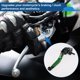 thumbnail image 3 of Palancas de freno y embrague cortas y largas para Kawasaki Z1000SX 2017-2020, palanca de manillar de motocicleta ajustable, aleación de aluminio, cabeza negra, mango verde, 3 of 6