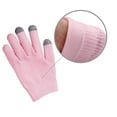 thumbnail image 4 of Touch Screen Spa Gloves & Socks, Moisturizing Gel Socks and Gloves Set, Heal Eczema Cracked Dry Skin Cracked Heels, Cuticles for for Repair Treatment Pink, 4 of 8