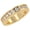 Yellow Gold, variant on 1/2 Carat (ctw) Round Diamond Ladies Channel Set Half-Way Semi-Eternity Wedding Anniversary Stackable Ring Band Value Collection Platinum Size-9