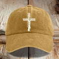 thumbnail image 1 of Tan Dad Hat Hat Entrepreneur Women Hat Baseball Cap Color Star Baseball Cap Workout Hats Mens Cap Mesh Back Forward Observations Group Hat Solid Color Baseball Cap Ref Cap Trendy Baseball Caps For Men, 1 of 2