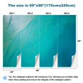 thumbnail image 3 of Peel and Stick Wallpaper Blue sea for Modern Art Wall Mural Decor Self Adhesive and Removable 69in x 98in, 3 of 8