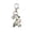 H, variant on OutmaxHome Cute Hummingbird Keychain, Metal Hummingbird Decorative Accessories, for Bag, Key, Purse