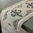 thumbnail image 3 of Design Imports Fleur De Lis Stripe Jacquard Table Runner - 14 x 72", 3 of 3