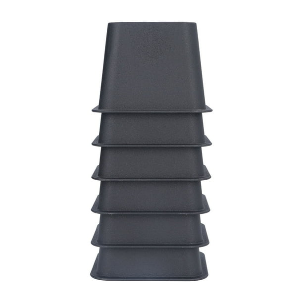 3 Inch Table Risers Inch Bed Risers,6Pcs 3 Inch Trapezoid Inch Sofa Risers Inch Table ...