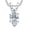 Platinum, variant on 0.75 to 5 Carat IGI Certified LAB GROWN Marquise Cut Diamond Pendant Necklace 4 Prong + 16" Silver Chain (H-I Color VS1-VS2 Clarity) 14K White Gold 0.75 Carat