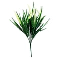 thumbnail image 2 of 18.5" Artificial Plants Flowers Fake Outdoor UV Resistant Plants Faux Plastic Shrubs Indoor Outside for Home Decor, 1Pcs Beige, 2 of 7