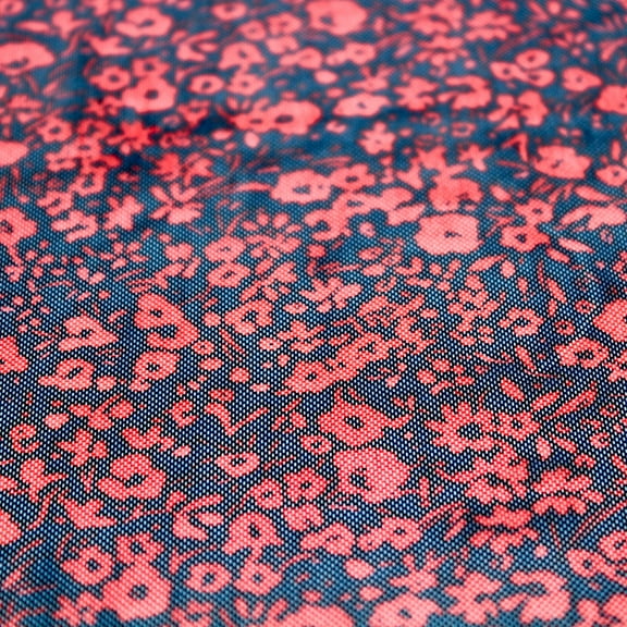 Navy Fiery Red 60" Wide Poly Spandex Sheer Lace Power Mesh Fabric-Breathable for Sewing Apparel, Clothing, Activewear, Headbands, Accessories, Decorations, and DIY Projects.