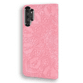 thumbnail image 3 of Allytech Galaxy Note 10 Plus Case, Galaxy Note 10 Plus 5G Case, Slim Fit PU Leather Mandala Embossed Cards Holder Stand Feature Shockproof Wallet Cover for Samsung Galaxy Note10+ 5G, Pink, 3 of 13