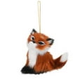 thumbnail image 2 of Faux Fur Animal Hanging Ornaments, Plush Woodland Animal Pendant, Cute Animals Decorative Hanging Ornaments, Rustic Animal Decoration for Xmas Tree Backpack Party (Brown Fox), 2 of 9