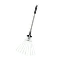 thumbnail image 1 of DOLITY Adjustable Garden Leaf Rake Leaves Rake for Outdoor Camping Leaves and Grass Stainless Steel Rod, 1 of 6