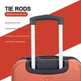 thumbnail image 4 of Tripcomp Luggage Sets 4 Piece Suitcase Set (14/20/24/28)Hardside Suitcase with Spinner Wheels Lightweight Carry on Luggage(Dark Orange), 4 of 10