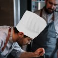 thumbnail image 3 of 20 gorros de chef desechables, gorros para camareros, gorros de cocina para restaurantes (blancos), 3 of 7