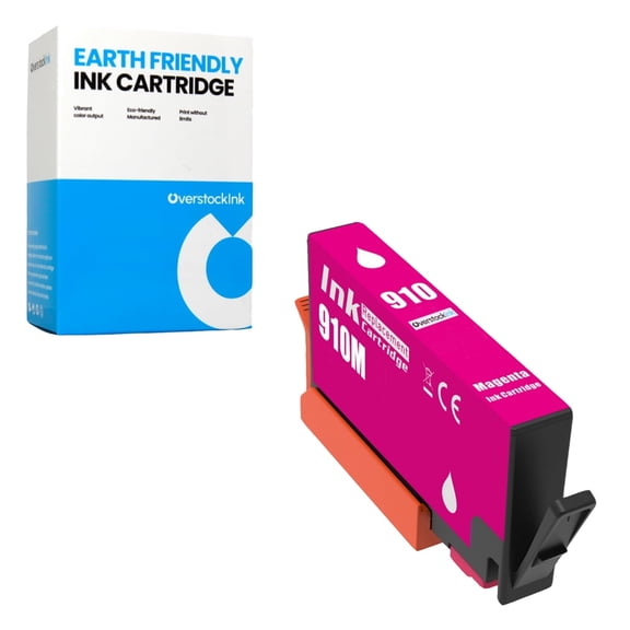OverstockInk 910 Magenta Ink Cartridge Compatible for HP910 for OfficeJet Pro 6970 (1 Magenta)