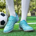 thumbnail image 5 of Men's Indoor Soccer Shoes Football Cleats Low-Tops Lace-Up Non-Slip Spikes Sports Athletic Futsal TF Turf Sneaker, 5 of 8
